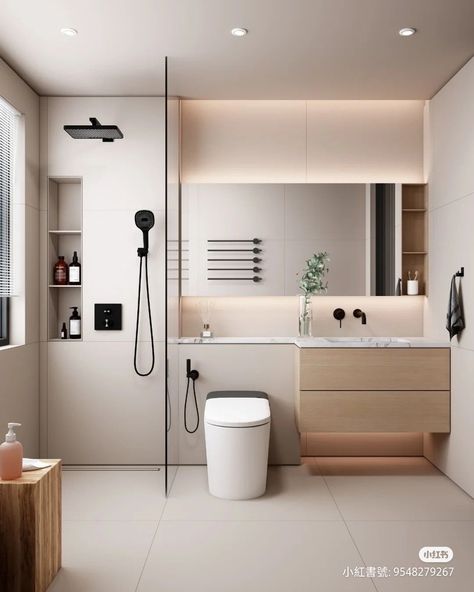 Toilet Next To Sink, Bathroom Layout Ideas, Makeover Kamar Mandi, Toilet And Bathroom Design, Small Bathroom Layout, Small Bathroom Interior, Bathroom Layouts, Bilik Air, Washroom Design