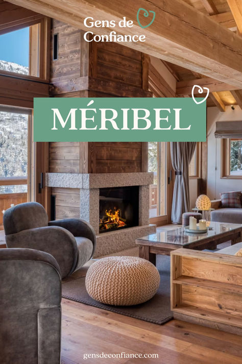 À Méribel, ce chalet offre luxe et confort pour 14 personnes. Grandes baies vitrées, cheminée, piscine, sauna et cinéma, tout y est pour une déconnexion totale face aux montagnes. À découvrir sur Gens de Confiance ! ⛷️ Vacation Rental