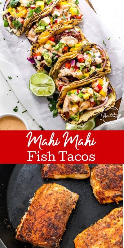 Mahi Mahi Fish Tacos, Mahi Tacos, Mahi Mahi Fish, Mahi Mahi Tacos, Mahi Mahi Recipes, Mahi Fish, Tacos Recipes, Roasted Cauliflower Recipes, Fish Dinner Recipes