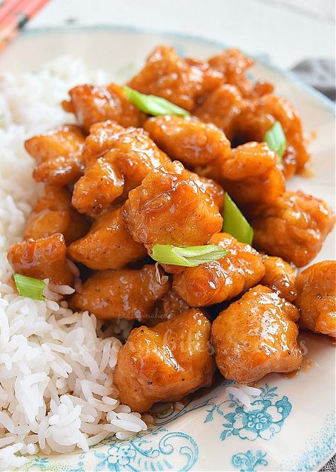 ry this simple,easy and best orange chicken recipe just like from Panda Express,with crispy chicken stir fry and tossed in very delicious and best sauce to make this as great side dish to have along with fried rice,chowmein,lo mein of your choice! This is a copycat recipe, learn  how to make homemade takeout style orange chicken. #savorybitesrecipes #pandaexpress #orangechicken #orangechickenrecipe #chinesefood #betterthantakeout #sides #easyrecipe #stir-fry Panda Express Sauce, Orange Chicken Panda Express, Copycat Panda Express Orange Chicken, Copycat Orange Chicken, Panda Express Copycat, Copycat Panda Express, Takeout At Home, Panda Express Orange Chicken, Chinese Orange Chicken