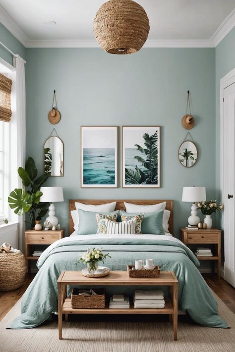 #house decor #kitchen ideas #house ideas #homes #houses #home ideas #dream house decor #apartment decorating #design your dream house #small living room ideas Zimmer Diy, Coastal Room, Guest Bedroom Decor, Bedroom Refresh, Room Inspiration Bedroom, Room Ideas Bedroom, Guest Bedrooms, Bedroom Colors, Bed Room