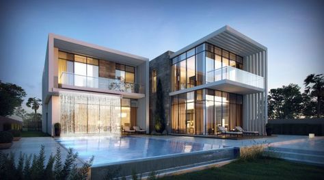 Damac Hills, Green Community, 3d Architectural Visualization, Architectural Visualization, Duplex House, Indoor Swimming Pools, Indoor Swimming, Architecture Exterior, Architecture Visualization