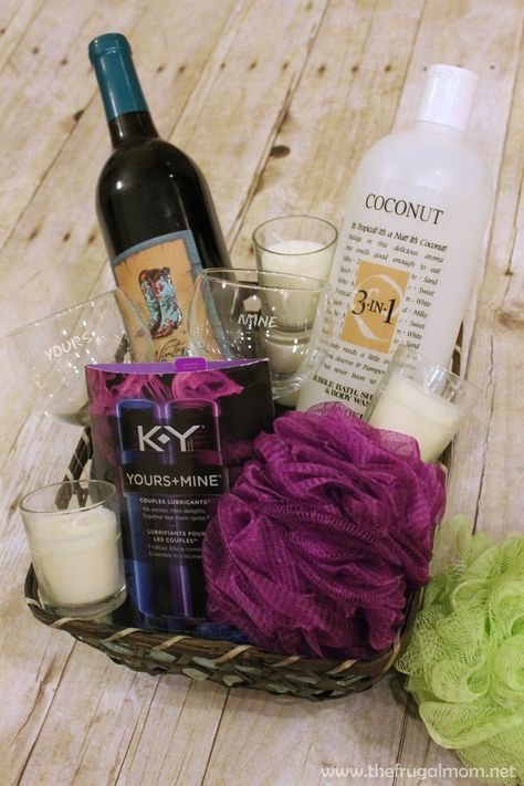 Date night gift basket