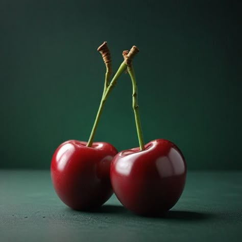 Life Still Photography, Cherries Still Life, Cherries Reference Photo, Still Life Art Reference Photos, Cherry Still Life Photography, Realism Reference Photos Objects, Minimalist Still Life Photography, Fruit Reference Photos For Artists, Light Study Reference Objects