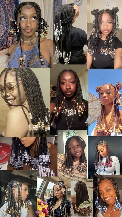 Different Types Of Braids, Short Box Braids Hairstyles, Pretty Braids, Big Box Braids Hairstyles, Hairstyles For Teens, Types Of Braids, Cute Braided Hairstyles, Box Braids Hairstyles For Black Women, Cute Box Braids Hairstyles