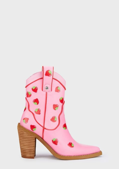 Strawberry Shortcake Clothing, Strawberry Clothing, Black Cowgirl Boots, Doll Boots, Sabrina Carpenter Style, Strawberry Shortcake Doll, Sequin Outfit, Platform Mary Janes, Exclusive Clothing