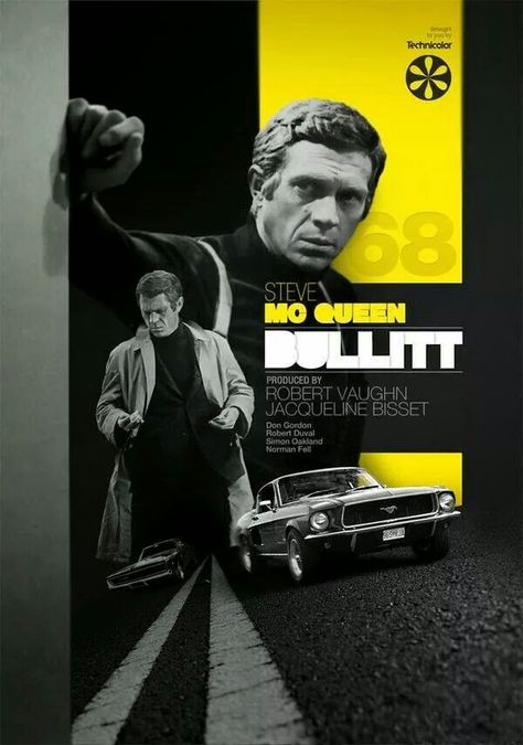 Bullitt Movie! Actor Steve Mcqueen, Steve Mcqueen Style, Car Movie, Robert Vaughn, Gulf Oil, Jacqueline Bisset, Photo Star, Steve Mc, Robert Duvall