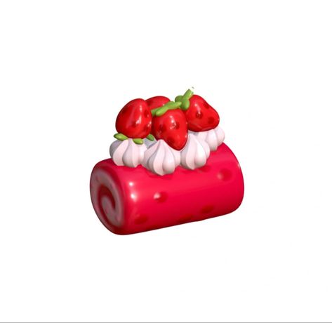 Food Icon Png, Strawberry Png, Food Icon, 3d Png, Food Png, Minimalist Icons, Red Icons:), 3d Icons, Png Icons