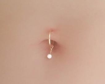 Belly Button Hoop Piercing, Simple Belly Button Piercing, Bellybutton Rings, Carnival Art, Purple Opal, Venice Carnival, Ring Opal, Navel Ring, Navel Piercing