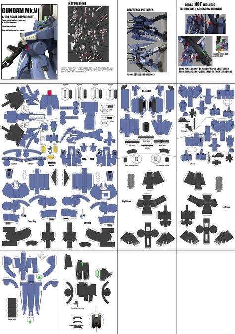 Robot Papercraft, Gundam Papercraft, Gundam Design, Paper Model Car, Papercraft Download, Superhero Crafts, Goku Drawing, Geometric Origami, Anime Paper