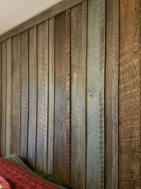 Painted Log Cabin Interiors, Board Accent Wall, Faux Stone Wallpaper, Wood Interior Walls, Building A Wooden House, Wood Wall Covering, Rough Hewn Wood, Cedar Walls, Log Cabin Interior