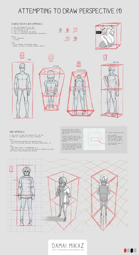 This is by no means a comprehensive tutorial.&nbsp; These are my&nbsp;personal notes&nbsp;on studying how to draw humans in perspective. I share my studies and resources so it might perhaps help ou... Perspective Drawing Lessons, Comic Tutorial, Draw People, Human Drawing, Different Poses, Drawing Studies, Perspective Art, Perspective Drawing, Guided Drawing