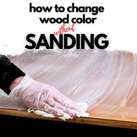 How to Change Wood Color Without Sanding Spray Stain On Wood, Retique It Before And After, How To Get The Red Out Of Wood, Gel Stains For Wood, Staining Cabinets Without Sanding, Painting Wood Cabinets White, Change Wood Color, Bath Vanity Makeover, Diy House Upgrades