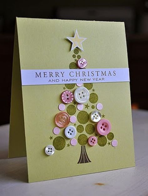 Button Greeting Cards Part 2: 14 More Ideas for Handmade Homemade Card Making | HubPages Magazine Paper Crafts, Button Christmas Cards, Paper Crafts Magazine, Bingo Cards Printable, Christmas Buttons, Handmade Christmas Crafts, Homemade Christmas Cards, Personalised Christmas Cards, Button Cards