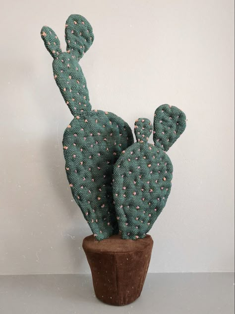 Cactus decor. Tropical decoration your living space Fabric Cactus, Cactus Party Decor, Fabric Plant, Cactus Craft, Cactus Fabric, Doll Garden, Diy Classroom Decorations, Fabric Plants, Cactus Pillow