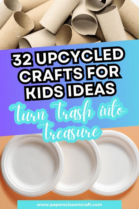 Ready to turn your recycling bin into a treasure trove of creativity? Upcycled crafts are the perfect way to keep kids entertained, spark their imagination, and teach them the value of reusing materials. From cereal boxes to mason jar lids, the possibilities are endless when you start looking at “trash” with an artistic eye.  In this post, I am sharing fun and easy upcycled crafts for kids that are not only budget-friendly, but also earth-friendly. Kids activities, kids crafts, trash crafts Recycled Craft Projects For Kids, Preschool Recycle Art, Recycled Crafts For Toddlers, Trash Crafts Upcycle, Trash To Treasure For Kids, Egg Carton Art For Kids, Recycled Crafts For Preschoolers, Upcycle Projects For Kids, Upcycle Crafts For Kids