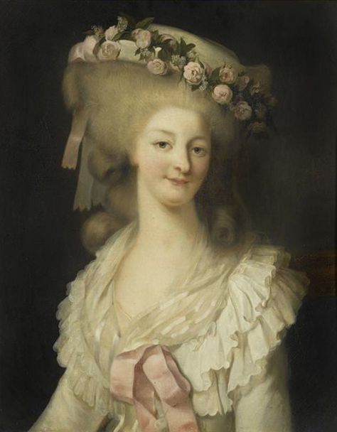 1780-1785 Marie Therese de Savoie, Princesse de Lamballe by Edouard Louis Rioult (Versailles) Queen Marie Antoinette, Queen Of France, Contemporary History, French Royalty, Antique Paintings, The French Revolution, French History, 18th Century Fashion, French Revolution