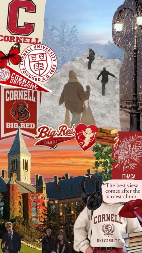 Cornell university ivy league inspo Ivy League Wallpaper, Cornell Law School, Vintage University Aesthetic, Ivy League Campus Aesthetic, Cornell Aesthetic, Cornell Acceptance, Cornell University Mood Board, Uwc Colleges Aesthetic, Cornell University Dorm