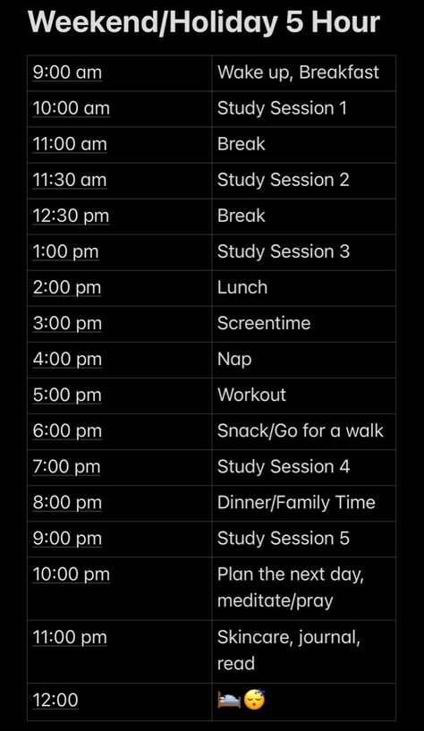 Study Schedule From 9 Am, Study Routine For Holidays, How To Make A Schedule For Studying, How To Build A Study Schedule, Study Schedule From 10 Am, 5 Hr Study Schedule, Study Day Routine Weekend, Study Schedule For Holidays, Holiday Routine For Students