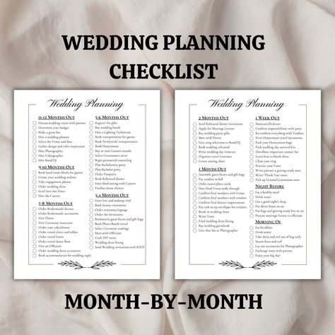 Wedding Planning Checklist, Wedding Countdown Planner, Wedding To Do List, Wedding Planning Timeline, Printable Wedding Plan, Wedding Binder To Do List Wedding Planning, Event Planner Checklist, Wedding Planning Timeline Printable, Small Wedding Planner, Wedding Planner Checklist Printable, To Do List Wedding, Wedding Planner Checklist, Wedding Planning Binder, To Do Checklist