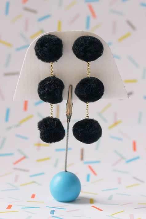 DIY Archives | Page 2 of 12 | HomemadeBanana Fabric Pom Poms, Pom Pom Jewelry, Crafts Wall Decor, Making Tassels, Pom Pom Necklace, Natural Crafts, Pom Pom Decorations, Pom Earrings, How To Make Tassels