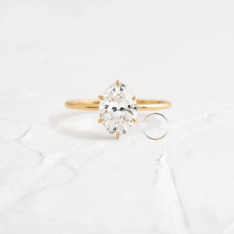 Engagement ring for women Diamond Centerpiece, Melanie Casey, Moissanite Solitaire Ring, Basket Setting, Oval Engagement Ring, Solitaire Setting, Oval Engagement, Lab Grown Diamonds Engagement, Gift For Woman