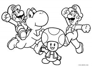 Free Printable Mario Brothers Coloring Pages For Kids | Cool2bKids Mario Bros Coloring Pages, Mario Bros Coloring, Mario Und Luigi, Mario Coloring, Super Mario Coloring Pages, Mario Y Luigi, Mario E Luigi, Mario Yoshi, Mario Coloring Pages