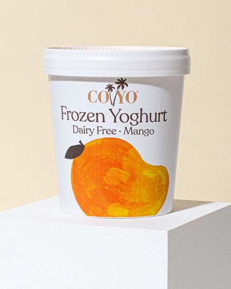 Is there anything sweeter than ripe, juicy mangoes, blended into a creamy coconutty frozen yoghurt base? That's right, our frozen yoghurt contains real fruit without preservatives, perfect for a nutrient-packed afternoon snack 🥭💛 Yogurt Branding, Drinking Yogurt, Yoghurt Packaging, Food Booth, Yogurt Brands, A2 Milk, Yogurt Packaging, Drinks Packaging, Boss Moves