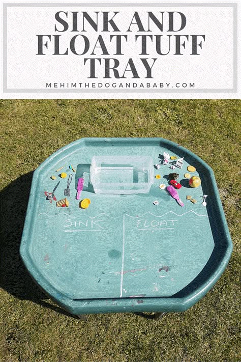 Tuff Tray Ideas Under 1, Educational Tuff Tray Ideas, Tuft Tray Ideas Year 1, Tuff Tray Play Ideas, Eyfs Activity Ideas, Ks1 Tuff Tray, Early Years Classroom Activities, Tuff Tray Science, Floating And Sinking Activities Eyfs