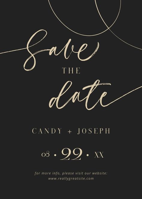 Templates Black Save The Date, Save The Date Minimalist, Photo Collage Maker, Marketing Logo, Wedding Invitation Card, Collage Background, Collaborative Learning, Background Remover, Learning Management System