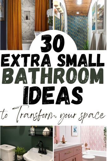 Elevate your extra small bathroom with 30 creative decor ideasMaximize style in minimal spaceDiscover smart solutions for a chic retreat. Small Bathroom Stand Up Shower Ideas Modern, Small Pedestal Sink Bathroom, Small Earthy Bathroom, Dark Green Small Bathroom, Really Small Bathroom Ideas, Decor For Small Bathroom, Color Schemes For Small Bathrooms, Extra Small Bathroom, Dark Green Bathroom Ideas