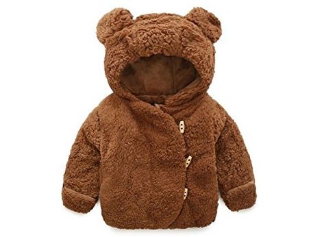 Snow Coat, Teddy Bear Coat, Winter Baby Clothes, Girls Fur, Boy Outerwear, Baby Coat, Fur Hoodie, Baby Clothes Patterns, Baby Christmas Outfit