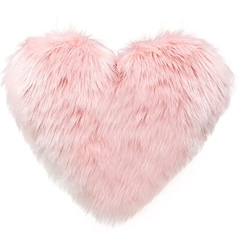 Gift For Friend Girl, Fluffy Throw Pillows, Heart Shaped Pillow, Cushion Decor, Heart Pillows, Heart Cushion, Love Pillow, Pillow Plush, Sofa Decoration