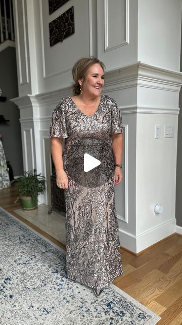 Nanette Johnson | Midsize Midlife Fashion Fashionista and More on Instagram: "I am partnering with @alexevenings to share my first Mother of the Bride dress! It’s a beautiful mink colored, sequined dress. #ad

My daughter is getting married in September in Tennessee.  It could be quite warm and this dress is surprisingly NOT heavy.  It has nice stretch and movement to be able to give all the hugs and feel all the joy the evening will bring.

What do you think? 

If you have a formal event, or are blessed to be a mother of the bride/groom, @alexevenings will make you dress search easy! With sizes from and many in petites, you may find a dress that is out of the box perfection.

Comment LINK for a dm with all the details on how to shop.

Follow my shop @Sweetfringebenefits on the @shop.LTK a Mink Mother Of Bride Dress, Mother Of The Groom Dresses Over 50, Floor-length Sequin Gown For Mother Of The Bride, Sequined Floor-length Mother Of The Bride Dress, Gold Floor-length Mother Of The Bride Dress, Dressing Over 50, R & M Richards Dresses Mother Of The Bride, Midlife Fashion, Mink Colour