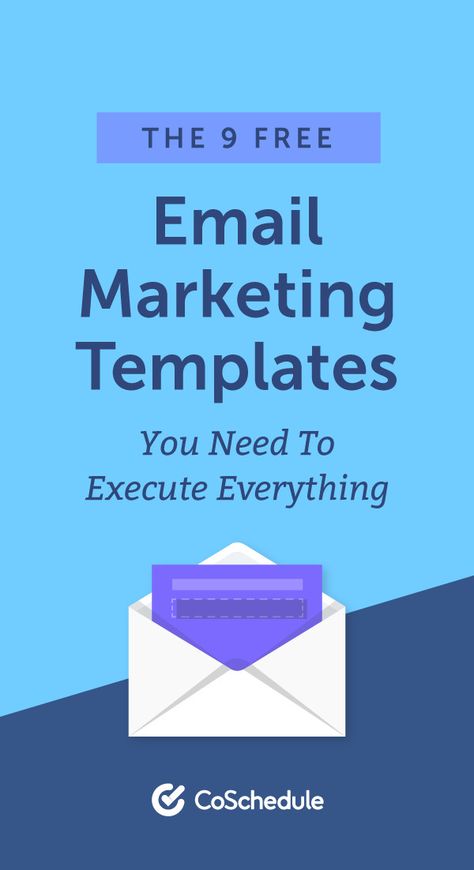 Here are nine ways to take the busywork out of #emailmarketing. #freetemplates https://coschedule.com/blog/email-marketing-templates/?utm_campaign=coschedule&utm_source=pinterest&utm_medium=CoSchedule&utm_content=The%209%20Free%20Email%20Marketing%20Templates%20You%20Need%20to%20Execute%20Everything Email Marketing Ideas, Email Marketing Examples, Email Marketing Templates, Email Marketing Inspiration, Email Marketing Template, Email Marketing Tools, Bulk Email, Email Marketing Design, Email List Building