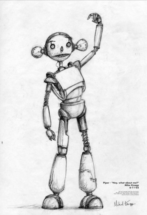 Rodney Copperbottom, Robots 2005, Movie Robots, Robots Movie, Steampunk Drawing, Face Topology, Create Character, Robot Design Sketch, Robot Sketch