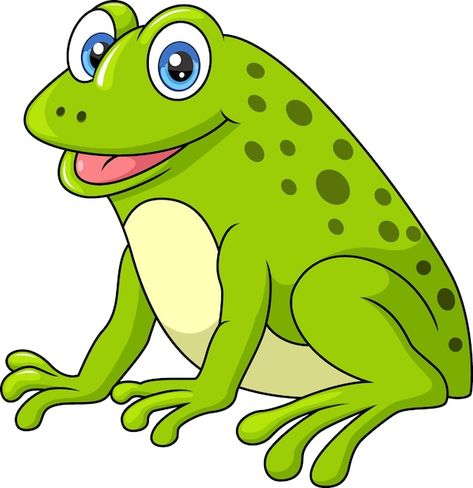 Cute happy green frog cartoon on white b... | Premium Vector #Freepik #vector #toad #funny-cartoon #cute-frog #frog Frog Pictures Cartoon, Frog Cartoon Images, Toad Cartoon, Cute Frog Cartoon, Frog Cartoon, Cartoon Download, Frog Pictures, Printable Preschool Worksheets, Frog Art