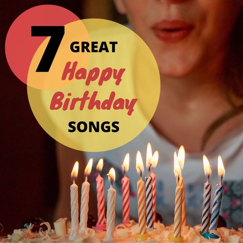 7 of the Best Happy Birthday Songs (l and Funny) Happy Birthday Song Lyrics, Best Birthday Songs, Birthday Song Lyrics, Happy Birthday Humorous, Happy Birthday Song Video, Wish Song, Happy Birthday Wishes Song, Birthday Songs Video, Birthday Wishes Songs