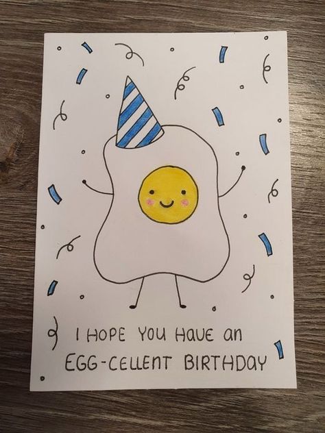 Easy Birthday Cards For Friends, Hbd Card Design, Letters Of Love Cards For Kids, Easy Happy Birthday Cards, Easy Birthday Cards Diy Simple, Bday Cards For Best Friend, Birthday Drawing Ideas Easy, Happy Birthday Drawing Ideas Easy, Cute Homemade Birthday Cards