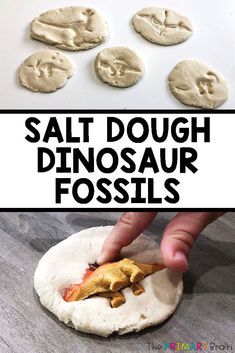 Make Dinosaur Fossils, Fossils Activities, Dinosaur Lesson, Dinosaur Theme Preschool, Dinosaur Activities Preschool, Dinosaurs Preschool, Toddler School, Dinosaur Activities, Dinosaur Crafts