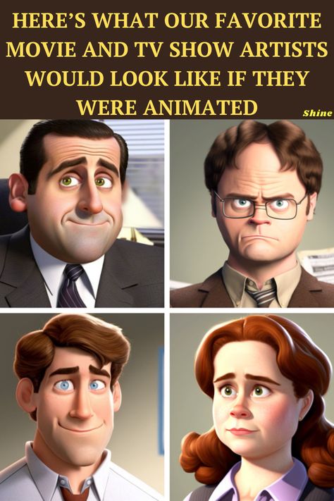 The cast of “The Office” reimagined as animated characters. https://defused.com/movie-and-tv-show-artists-animated/?utm_source=shine&utm_medium=viralagain Feminine Features, Tv Show Genres, Favorite Movie, We Watch, Disney Princesses, The Cast, Your Brain, Animated Characters, Orange County