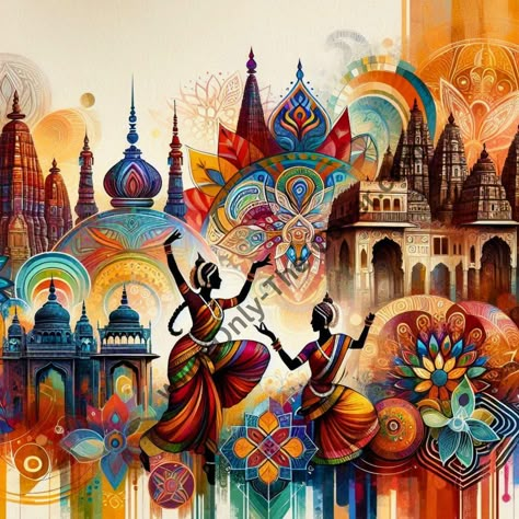 Embracing the vibrant colors and rich traditions of India 🇮🇳✨ #IncredibleIndia #ProudIndian #DesiVibes #CoverAIrtistry Indian Heritage And Culture Paintings, Indian Heritage Paintings Easy, Traditional Painting Ideas, Poster On Indian Culture, Indian Heritage Paintings, Indian Culture Painting, Art Competition Ideas, Heritage Paint, Value Painting