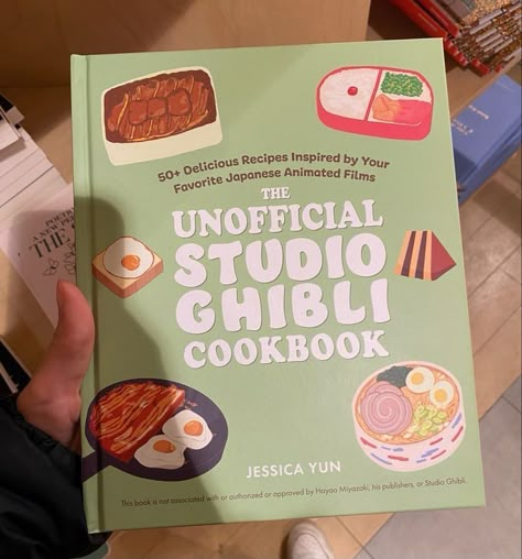 The Unofficial Studio Ghibli Cookbook, Studio Ghibli Cookbook, Studio Ghibli Gift Ideas, Ghibli Cooking, Ghibli Food Recipes, Studio Ghibli Recipes, Studio Ghibli Food Recipes, Anime Cookbook, Studio Ghibli Books