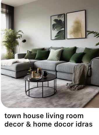 Living Room Gray And Green, Grey Living Room Green Accents, Silver And Green Living Room, Black White Grey And Green Living Room, White Black And Green Living Room, Grey Couch Green Accents, Gray Green Living Room, Living Room Decor With Grey Couch, Green Grey Living Room