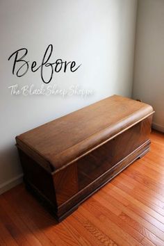 Upcycled Cedar Chest, Cedar Chest Upcycle, Antique Hope Chest, Chest Refurbished Ideas, Update Cedar Chest, Painting A Cedar Chest, Refinishing Cedar Chest, Antique Cedar Chest Makeover, Cedar Trunk Makeover