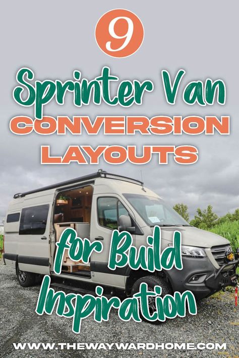 Van Conversion Layout Floor Plans, Mercedes Sprinter Van Conversion, Van Conversion Ideas Layout Floor Plans, Simple Sprinter Van Conversion, Mercedes Camper Van Interior, Camper Van Layout Floor Plans, Van Conversion Mercedes Sprinter, Sprinter Van Conversion Interiors, Mercedes Benz Sprinter Camper