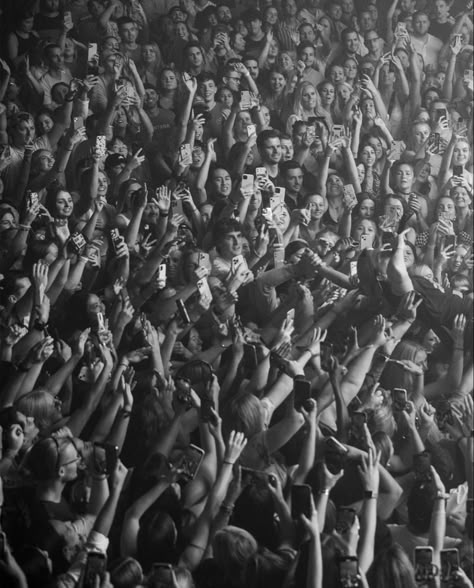 Crowd surf Professional Concert Photography, Gig Photographer, Rock Concert Photography, Crowd Aesthetic, Concert Audience, Music Festival Ideas, Lany Concert, Goodbye Song, Mood Idea