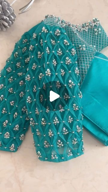 Saranya shanmuga sundaram on Instagram: "Customised bridal embroidered blouse !! For appointments& orders contact 9894231384 !!  Not for sale !!  #reels #reelsvideo #trendingreels #bridal #blouse #blousedesigns #bridalblousedesigns #bridalblouse #classyblouses #sareeblousedesigns #reelsinstagram #reelitfeelit #trendyblouse #designer  #netblousedesign" Unique Maggam Work Designs, Blouse Designs Work Latest, Maggam Work On Net Blouse, Aari Work Net Blouse Designs, New Model Maggam Work Blouse Designs, Net Aari Work Blouse Designs, Aari Bridal Blouse Designs, Net Aari Work Blouse, Fancy Saree Blouse Designs Latest