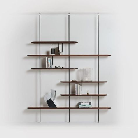 Black And White Furniture, Steel Shelving Unit, Steel Shelving, Shelving Design, Home Design Living Room, Sustainable Furniture, Product Feature, Book Shelf, The Study