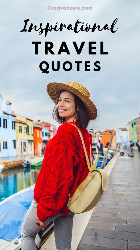 Inspirational travel quotes. These will definitely make you think about life, inspire you to take trips and make the adventure appealing. #travelquotes #inspirational #travel #quotes Travelers Quotes Adventure, Travel As Much As You Can Quote, More Travel With You Quotes, Grateful For Travel Quotes, Quotes On Travel Memories, Travel Journal Quotes, New Experiences Quotes Adventure, Travel Quotes Short Simple, Quotes For Travel Memories